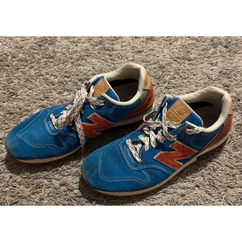 New Balance 996 Men's Athletic Sneakers Blue Orange Gray Size 6 MRL996AT